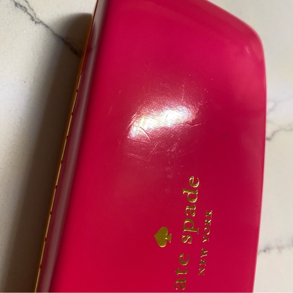 Kate Spade Eyeglasses Case Pink Orange - Picture 9 of 16